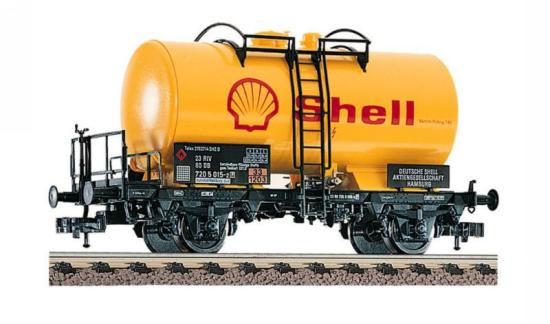 Tank car 'Shell' with brake platform<br /><a href='images/pictures/Fleischmann/5411.jpg' target='_blank'>Full size image</a>